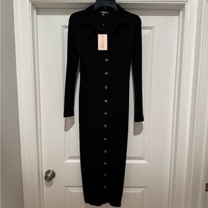 Missguided button down dress